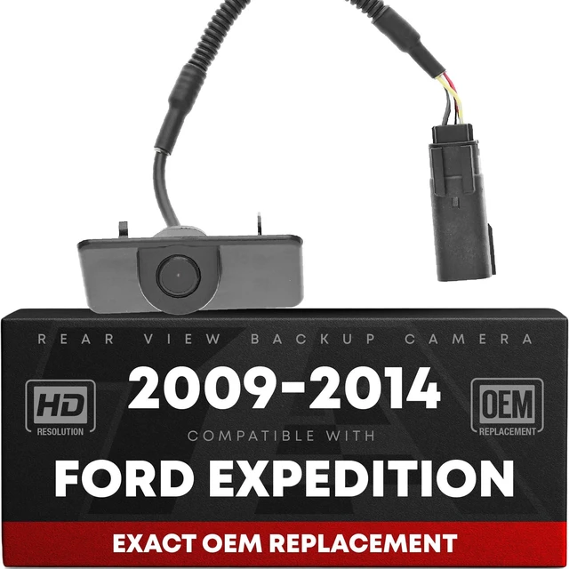 Main image of Rear View Backup Camera, Reverse Park Assist - Compatible with 2009-2014 Ford Expedition - OEM 9L1Z19G490B, FO1960116