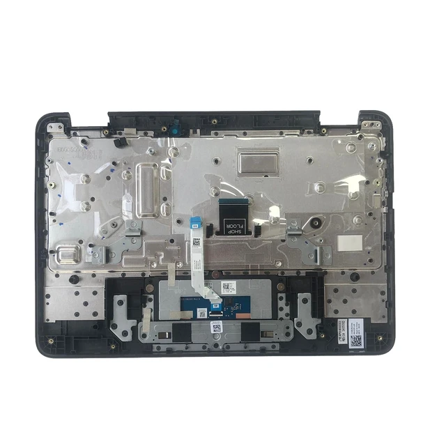 Alt view image 3 of 5 - 0801P8 801P8 Replacement for Dell Chromebook 11 3120 Laptop Upper case Palmrest Assembly Part with Non-Backlit US Keyboard and Touchpad WFC
