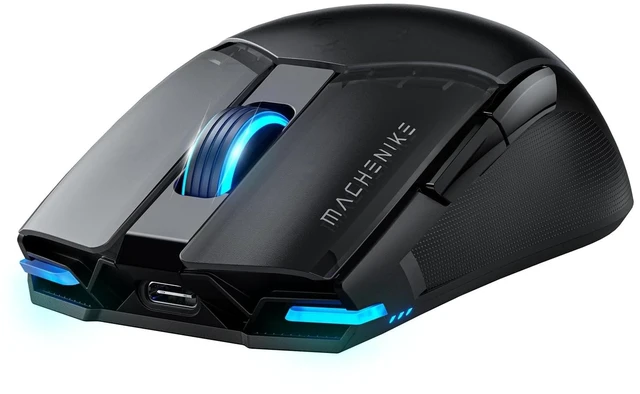 Main image of Machenike Wireless Gaming Mouse,26,000 DPI,PAW3395 Sensor,RGB Backlit,Ergonomic Design,6 Programmable Buttons,Long Battery Life,Ultra-Lightweight,White Gaming Mice Compatible with PC, Mac