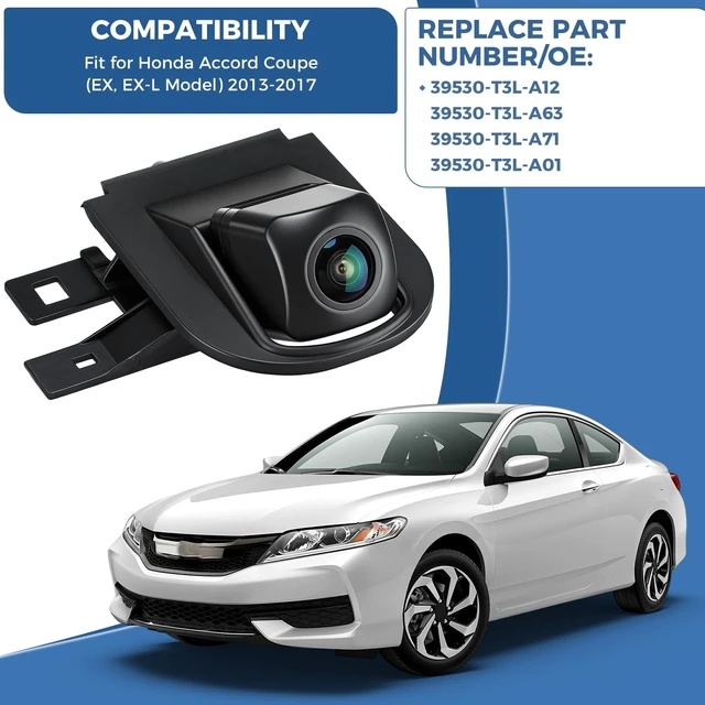 Alt view image 2 of 5 - Backup Camera 39530-T3L-A12 Fit for 2013-2017 Honda Accord Coupe EX, EX-L
