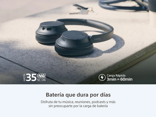 Alt view image 5 of 5 - Sony WH-CH720N Noise Canceling Wireless Bluetooth Headphones - Built-in Microphone - up to 35 Hours Battery Life and Quick Charge - Blue