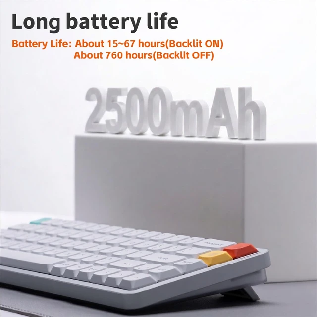 Alt view image 5 of 5 - nuphy Air65 V3 Wireless Mechanical Keyboard with Multifunctional knob