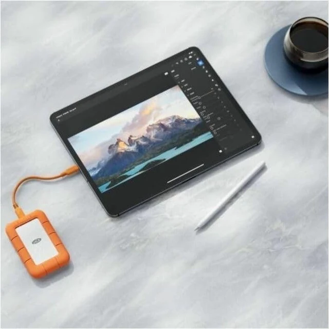 Alt view image 4 of 4 - LaCie Rugged SSD4 1TB External SSD - USB 40Gbps IP54-rated (STND1000400)