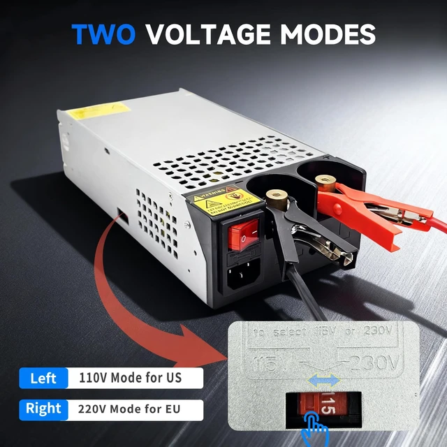 Alt view image 5 of 5 - 110V AC to DC 48V Converter 120V to 48V 31.25A 1500W Power Supply