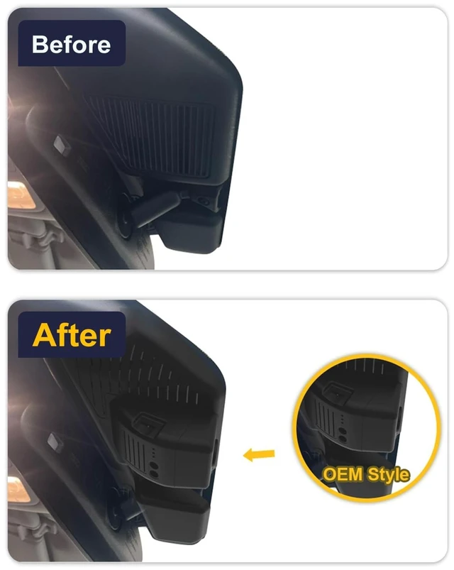 Alt view image 3 of 5 - Fitcamx 4K Dash Cam Suitable for Ford Bronco Sport 2021-2026 (NOT for Bronco), 5Pin Plug/HD2-D5500, Integrated OEM Look, UHD 2160P Video, WiFi & APP, Loop Recording, G-Sensor, Plug & Play, 64GB Card
