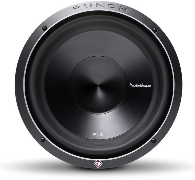 Main image of Rockford Fosgate P3D4-12 Punch P3 DVC 4-Ohm 12-Inch 600-Watt RMS 1200-Watt Peak Subwoofer