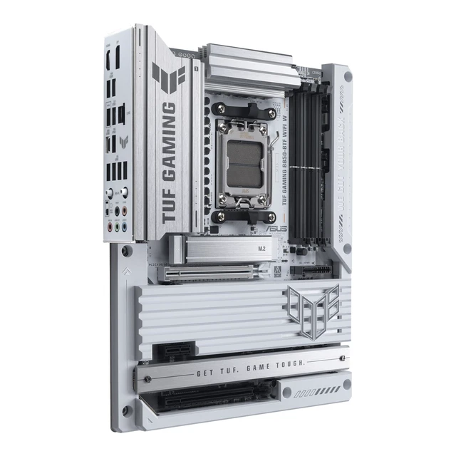 Alt view image 3 of 5 - ASUS TUF Gaming B850-BTF WiFi W AMD B850 ATX Motherboard,Hidden-Connector Design, 14+2+1 80A DrMOS Power Stages, DDR5, PCIe 5.0 Ready, 3X M.2, Wi-Fi 7, 2.5Gb LAN, DP, HDMI, USB 20Gbps Type-C