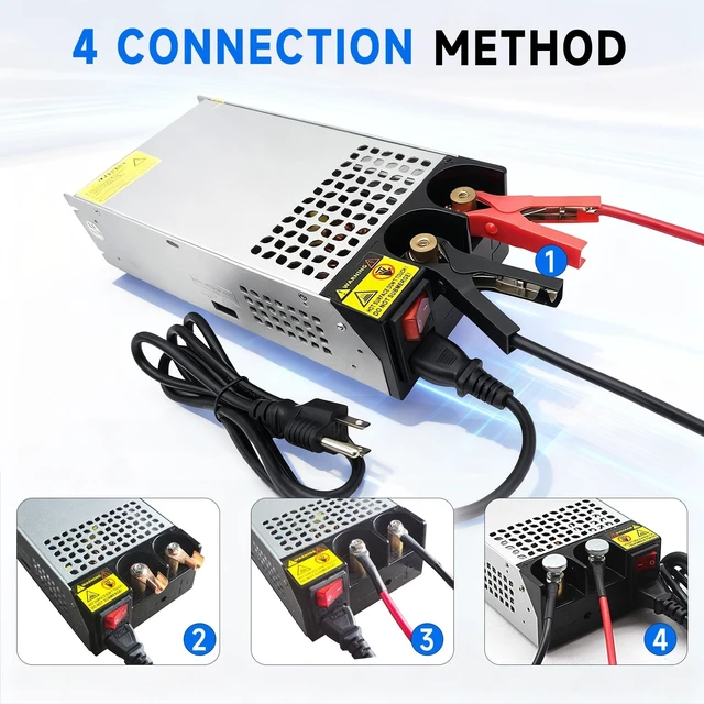Alt view image 4 of 5 - 110V AC to DC 48V Converter 120V to 48V 31.25A 1500W Power Supply