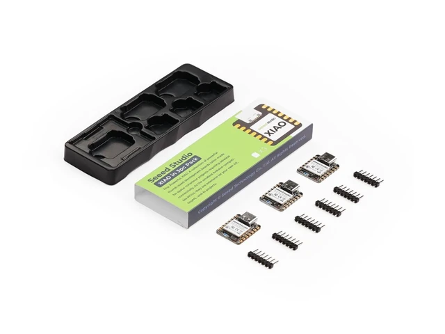 Alt view image 5 of 5 - XIAO nRF52840 Sense 3PCS Pack -NFC, Bluetooth5.0, Onboard IMU, Microphone, Antenna, supporting TinyML, TensorFlow Lite, Arduino, MicroPython, CircuitPython, tinyGo, Zephyr, Meshtastic, Sidewalk