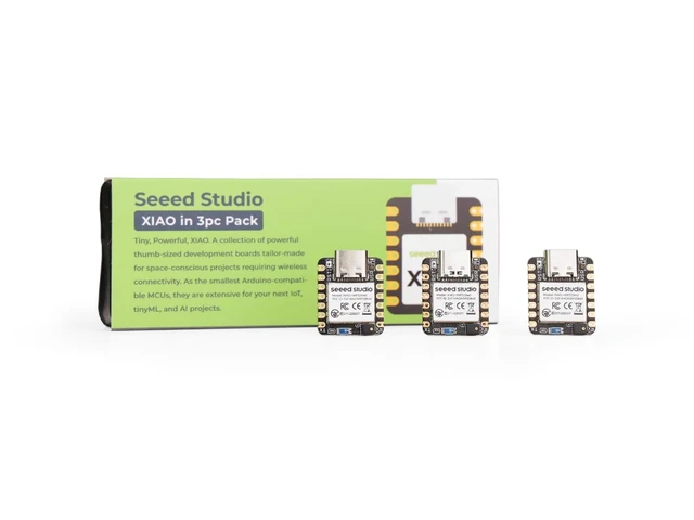 Alt view image 2 of 5 - XIAO nRF52840 Sense 3PCS Pack -NFC, Bluetooth5.0, Onboard IMU, Microphone, Antenna, supporting TinyML, TensorFlow Lite, Arduino, MicroPython, CircuitPython, tinyGo, Zephyr, Meshtastic, Sidewalk