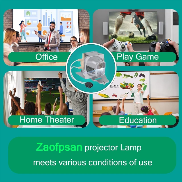 Alt view image 2 of 5 - Zaofpsan BL-FU240H / SP.7G901GC01 Replacement Projector Lamp for Optoma HD146X HD145X HD28HDR DH351 HD28H HD29HE HT32LV-4K HD15 HD15H HD27EH HD28E Bulb with Housing