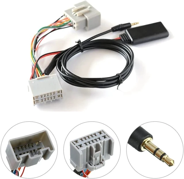 Alt view image 3 of 5 - weevoo Car Bluetooth Aux Adapter Cable Radio Cars Electronics Accessories Bluetooth aux Replacement Compatible with C30/S40/V40/V50/S60/S70/C70