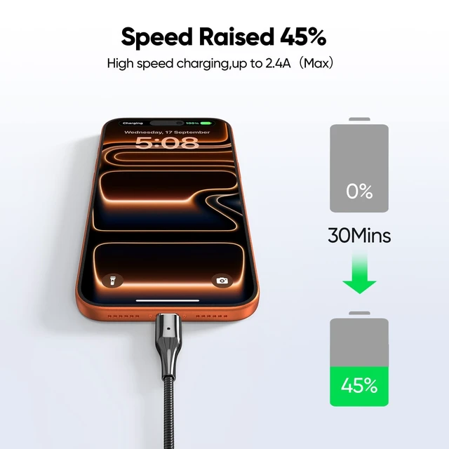 Alt view image 4 of 5 - DIOOEER Pet Proof USB C to USB A Charger Cable 10FT 2-Pack