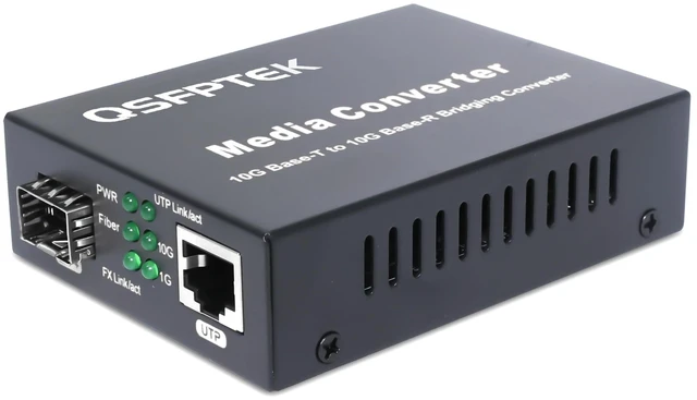 Main image of 1-Pack 10G Converter: RJ45 Cu UTP to SFP+ (10G/5G/2.5G/1G/100M)