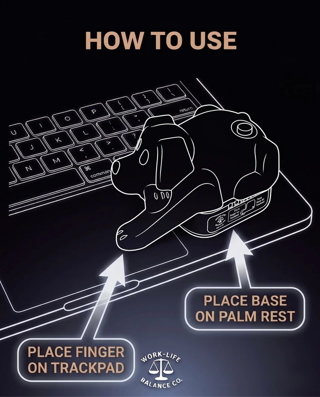 Alt view image 2 of 5 - Trackpad Mouse Jiggler Made in USA Silent Undetectable Touchpad Mouse Mover
