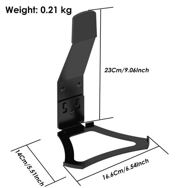 Alt view image 3 of 5 - SZSDMY Aluminum Wall Mount with Replacement Charger Base for Sonos Move 1/2, Anti-Toppling Bracket with Silicone Protection, Wall Charging Design & Easy to Install