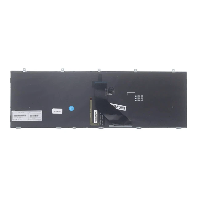 Alt view image 2 of 2 - eseegoo New Replacement Keyboard for Clevo W370 W370ST W370ET W370SS W370SK W370STQ W350 W350ET W350SK W350SKQ W350ST W670 W670SR W670SRQ W670SZQ W670SZQ1 W670SHQ Backlit US Keyboard