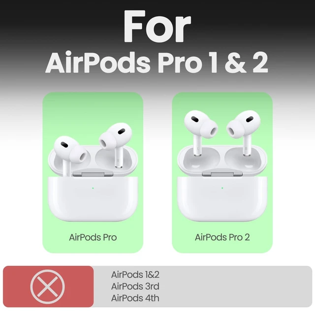 Alt view image 3 of 5 - Balck Solid Wood for AirPods Pro 2 Case (2nd/1st Gen) Boho Elephant