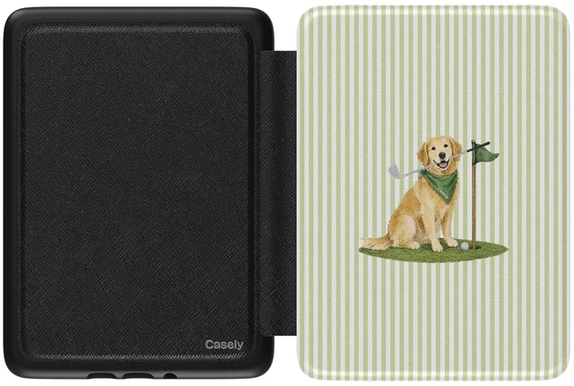 Alt view image 5 of 5 - Casely 7" Kindle Case ^^ Clubhouse ^^ Golden on the Green ^^ Compatible with 7 Kindle Colorsoft and 7 Kindle Paperwhite (12th Gen)