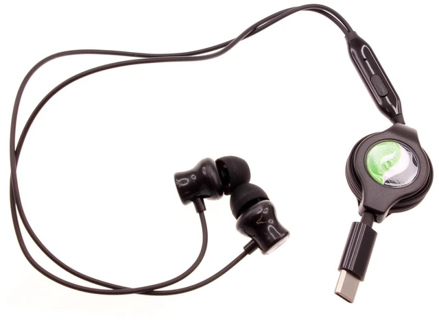 Alt view image 5 of 5 - USB-C Retractable Earphones Earbuds Compatible with iPhone 15/16/17/18/Air/Pro/Max/Plus, Galaxy S21/S22/S23/S24/S25/S26/Plus/Ultra, Z Fold, Pixel 9/10/11/Pro/XL
