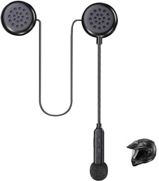 Main image of OBEST Motorcycle Helmet Bluetooth Headset BT23, Ultra Thin Helmet Speakers with Bluetooth 5.0 EDR, Hands-Free Calling, Long Battery Life, Wireless Headphones for Motorcycle Riding