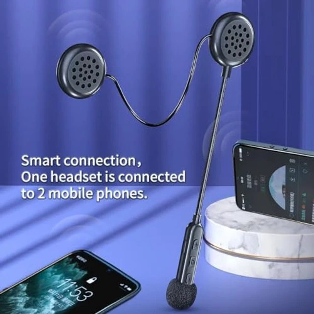 Alt view image 3 of 5 - OBEST Motorcycle Helmet Bluetooth Headset BT23, Ultra Thin Helmet Speakers with Bluetooth 5.0 EDR, Hands-Free Calling, Long Battery Life, Wireless Headphones for Motorcycle Riding