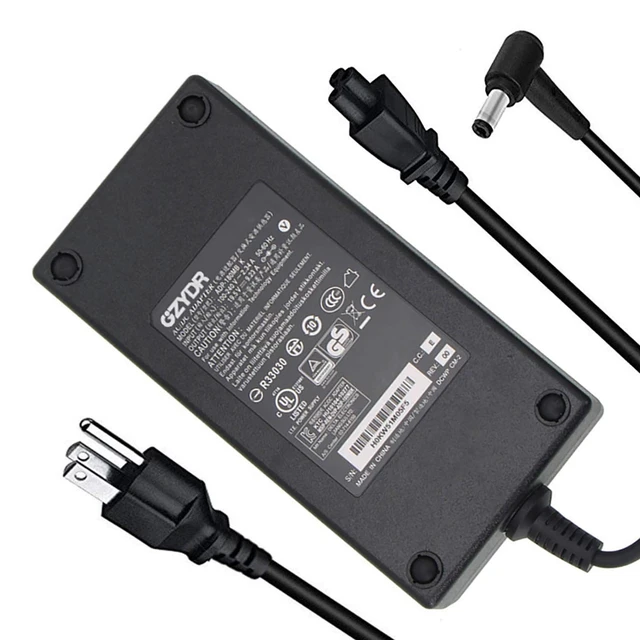 Alt view image 2 of 5 - 180W 19.5V 9.23A AC Adapter Charger for MSI Gaming Laptop