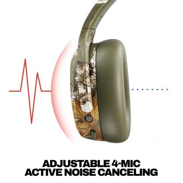 Alt view image 4 of 5 - Skullcandy Crusher ANC 2 Wireless Headphones - Realtree Edge Colors Drab