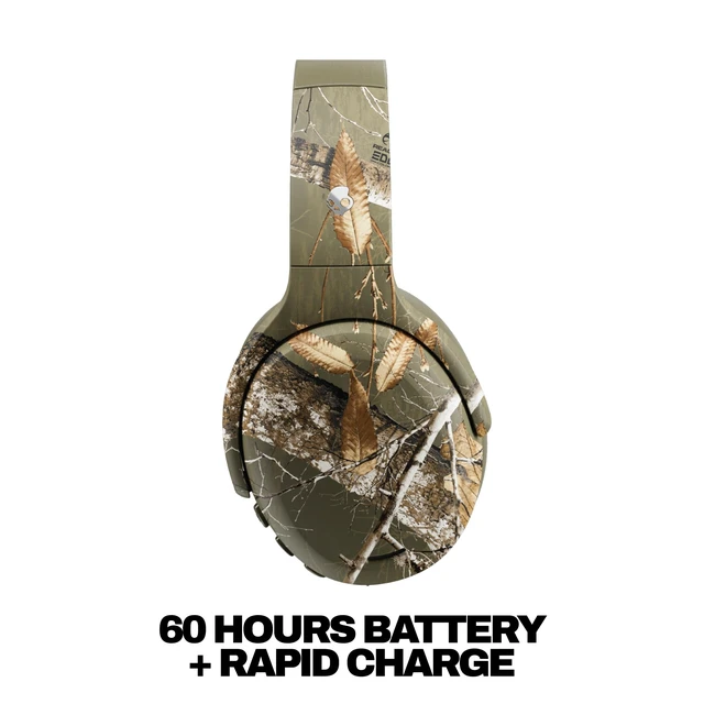 Alt view image 3 of 5 - Skullcandy Crusher ANC 2 Wireless Headphones - Realtree Edge Colors Drab