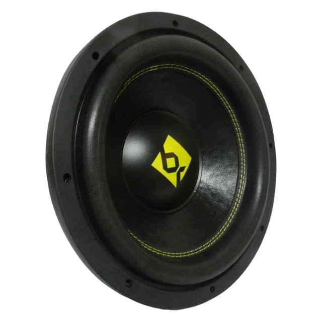 Alt view image 2 of 5 - Bass Rockers 12" 2000W Dual 4-Ohm Low Profile Car Subwoofer P.P. Cone, Advanced Voice Coil, and Chrome Spring Terminals (BR124LP)