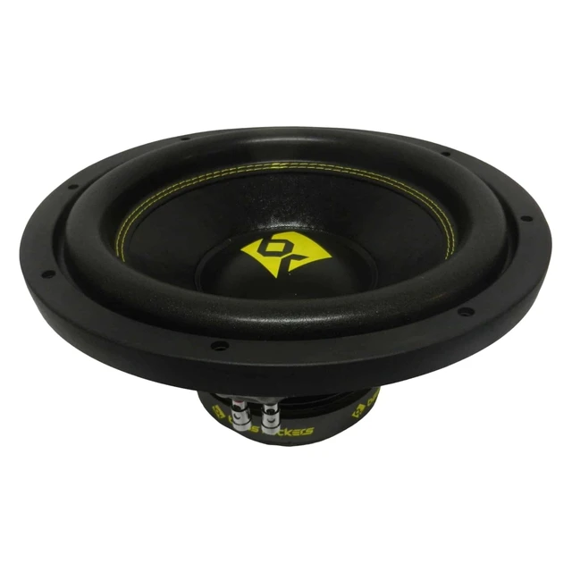 Alt view image 5 of 5 - Bass Rockers 12" 2000W Dual 4-Ohm Low Profile Car Subwoofer P.P. Cone, Advanced Voice Coil, and Chrome Spring Terminals (BR124LP)