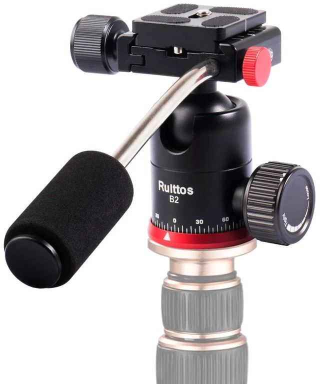 Main image of Ruittos Tripod Ball Head with Handle and Quick Release Plate