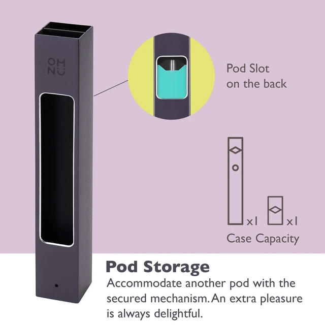 Alt view image 4 of 5 - Case with Magnetic Holder, Charger Storage, Extra Storage Pouch and Anodized Metal Protection (Gray)