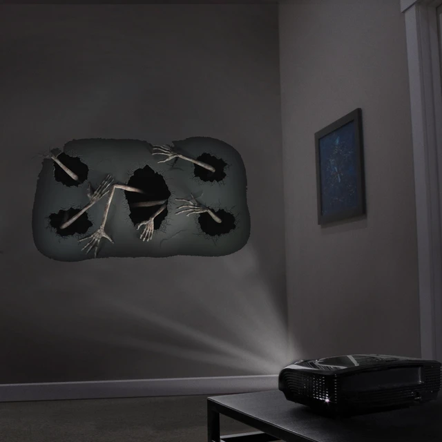Alt view image 5 of 5 - AtmosFX Spooky Halloween Digital Decoration on USB Includes 9 Atmosfx Video Effects for Hallloween