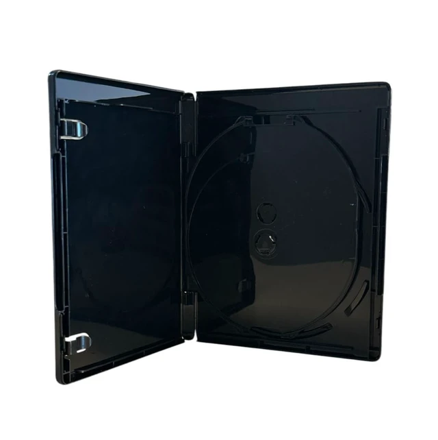 Alt view image 2 of 5 - TodoMedia (W/ 4K UHD Logo) Premium Black 12.5mm Triple Blu-Ray Case w/Tray (3-Disc Capacity), for CD/DVD Storage, 3-Disc Capacity (10)