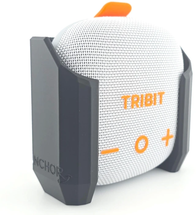 Main image of ANCHOR Precision Bike Mount for Tribit StormBox Micro 3 Bluetooth Speaker Friction Fit - Included Handlebar Clamp (Bar Sizes 3/4in to 2in), for Bikes, Golf Carts & Boats
