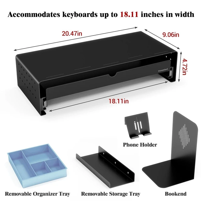 Alt view image 3 of 5 - Nxmateland Heavy Duty Metal Monitor Stand,Office furniture