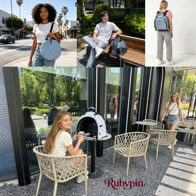 Alt view image 4 of 5 - Laptop Tent Sun Shade Foldable Convertible Bag Fits 13"-16" Working Outside