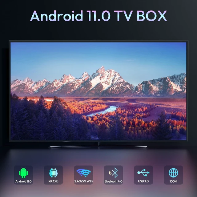 Alt view image 2 of 5 - Android 11.0 TV Box 2026 2GB RAM 16GB ROM Supports 4K 5G WiFi