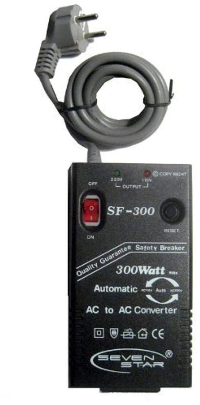 Main image of SEVENSTAR sf 300 300watt 110v/220v 220v/110v Step Up/Down Automatic Transformer Adapter