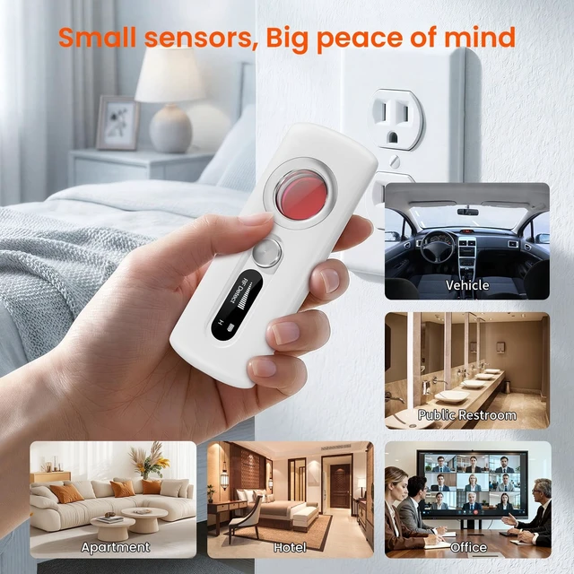 Alt view image 2 of 5 - yowexa Hidden Camera Detectors with Screen, Only for Travel in Hotel