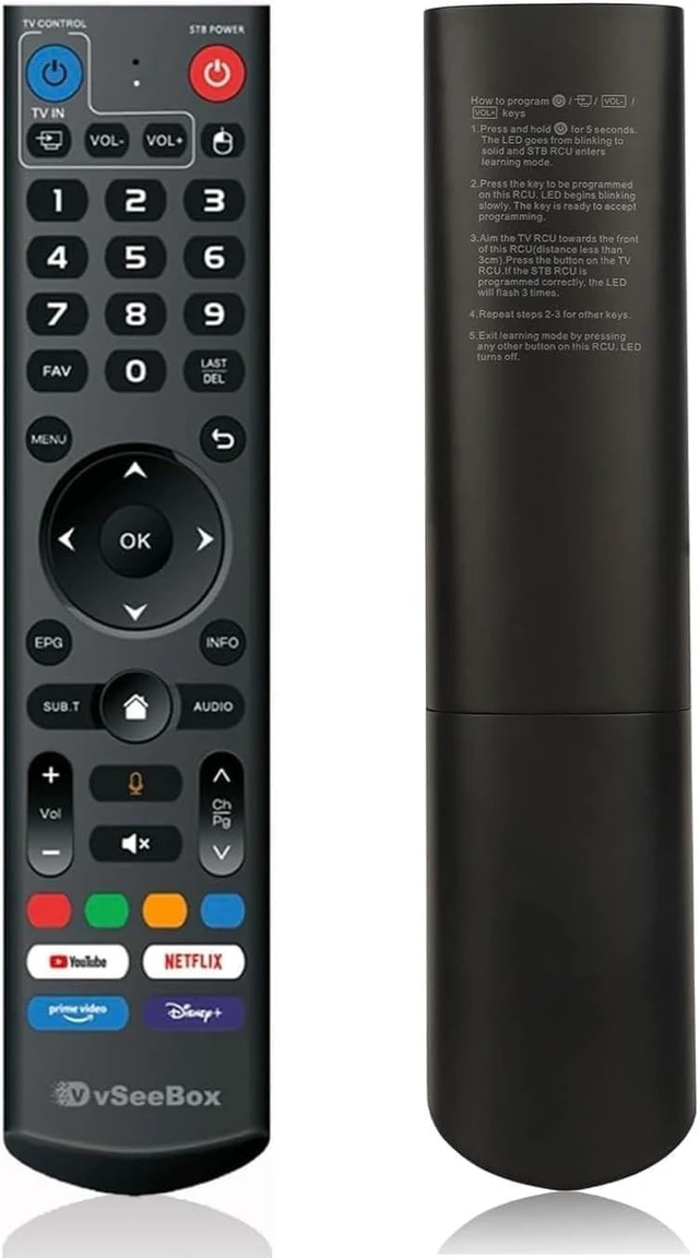 Main image of Genuine vSeeBox Bluetooth Voice Remote Control for V5 Pro, V3 Pro, V3 Plus, V1 Max & Elite