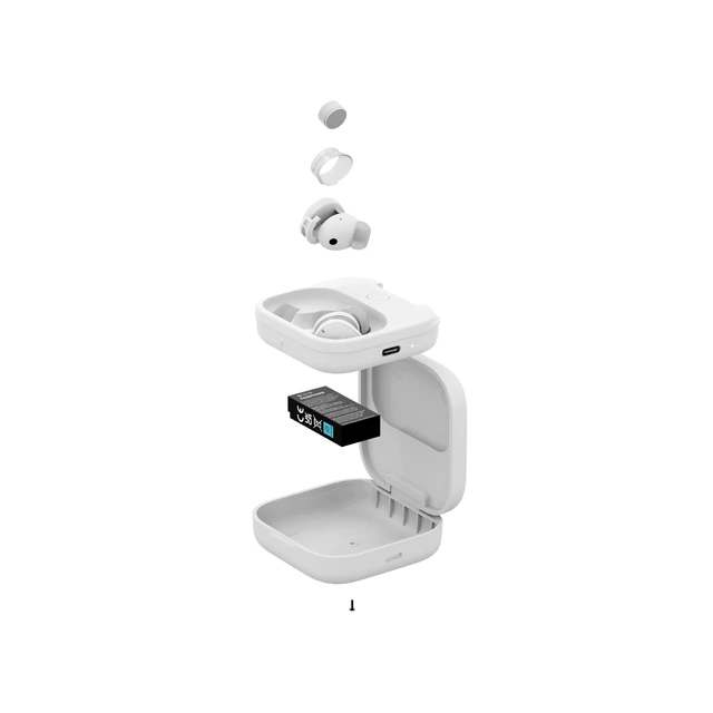 Alt view image 3 of 5 - Fairphone Fairbuds True Wireless Earbuds with Active Noise Canceling, Ambient Mode, Titanium-Coated Drivers, 26H Battery, ENC Mics, Multipoint Bluetooth, iOS & Android App, Replaceable Parts, W