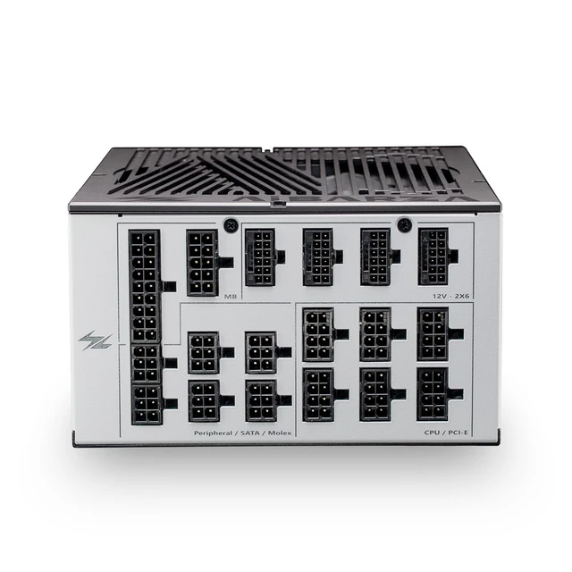 Alt view image 3 of 5 - AiBARZA Aidan-T1616 1616W ATX Titanium PSU, Fully Modular, 80 Plus & Cybenetics Titanium Certified, AI-TRE Smart Power Regulation, Native 12VHPWR x4, AI Turbo Mode +12% Output, for AI Workstation