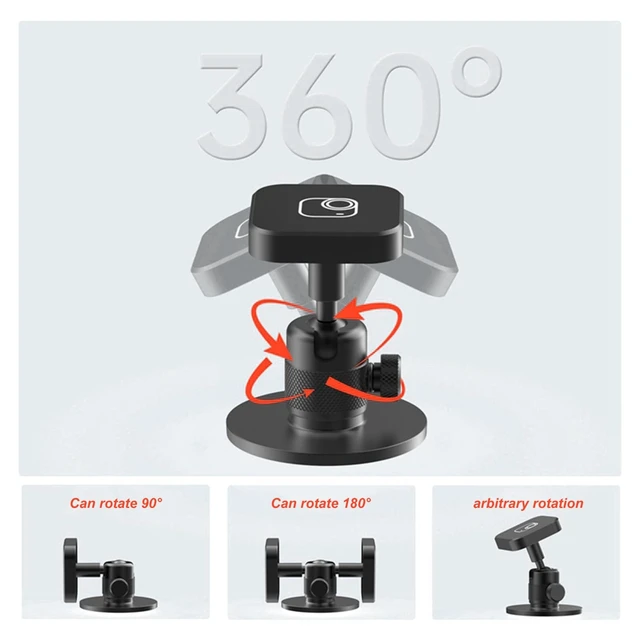 Alt view image 4 of 5 - Insta 360 GO Ultra Pivot Stand - Magnetic Portable Mount with Reusable Sticky Base for Action Camera Flexible Shooting