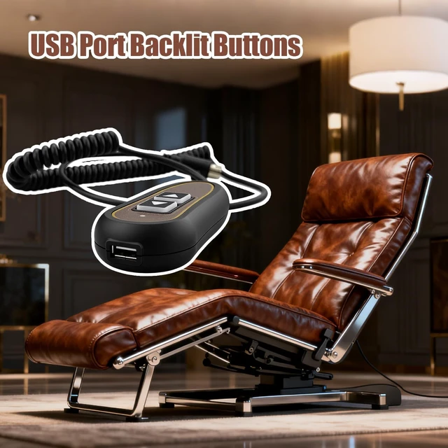 Alt view image 4 of 5 - 2-Button Lift Chair Remote Fit for Golden Technologies, Replace ZK1200-HC