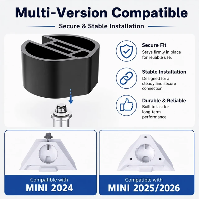 Alt view image 3 of 5 - Starlink Mini Tripod Mount Kit with Adapter, Height Adjustable Starlink Mini Stand with 360 Tilt, Sturdy Portable Satellite Internet Mount with Ground Pegs for Camping, RV, Travel, Outdoor Use