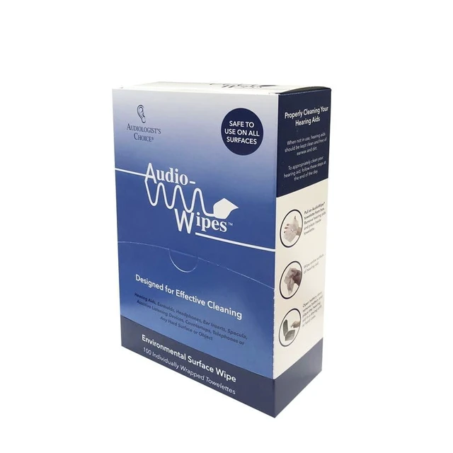 Alt view image 5 of 5 - Audiologist's Choice Earbud Cleaning Kit with Audio Wipes - 3-in-1 Pen for AirPods, iPhone Cleaner, Earwax Removal, Speaker & Bluetooth Earbuds - Compact & Travel-Friendly (100 Count)