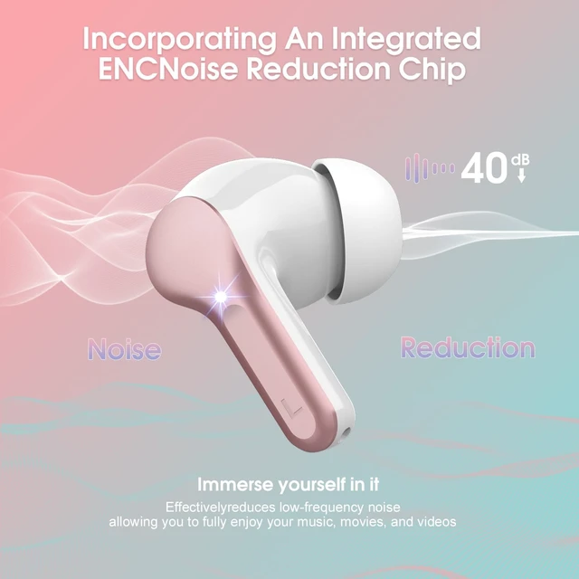 Alt view image 3 of 5 - Wireless Earbuds, Bluetooth 5.3 Headphones HiFi Stereo, Bluetooth Earbuds