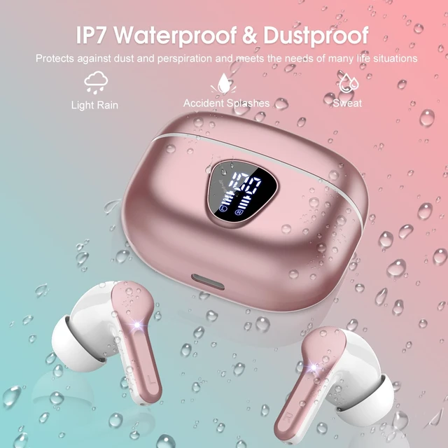 Alt view image 5 of 5 - Wireless Earbuds, Bluetooth 5.3 Headphones HiFi Stereo, Bluetooth Earbuds